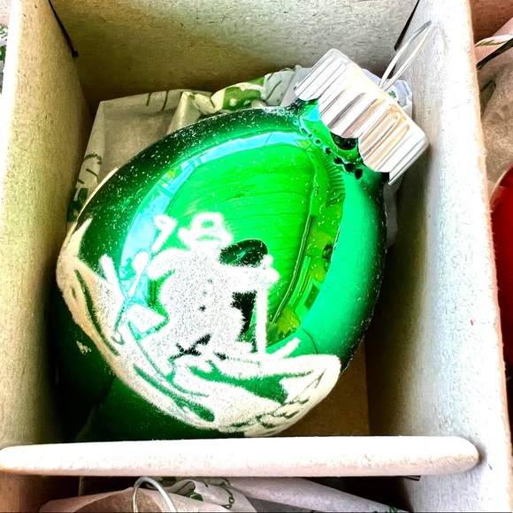 12 Radko Xmas Holiday Splendor Signature Flocked Tulips & Ball Ornaments - Picture 14 of 16